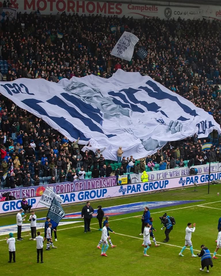 PNE Flags archive photograph 10 at Deepdale.
