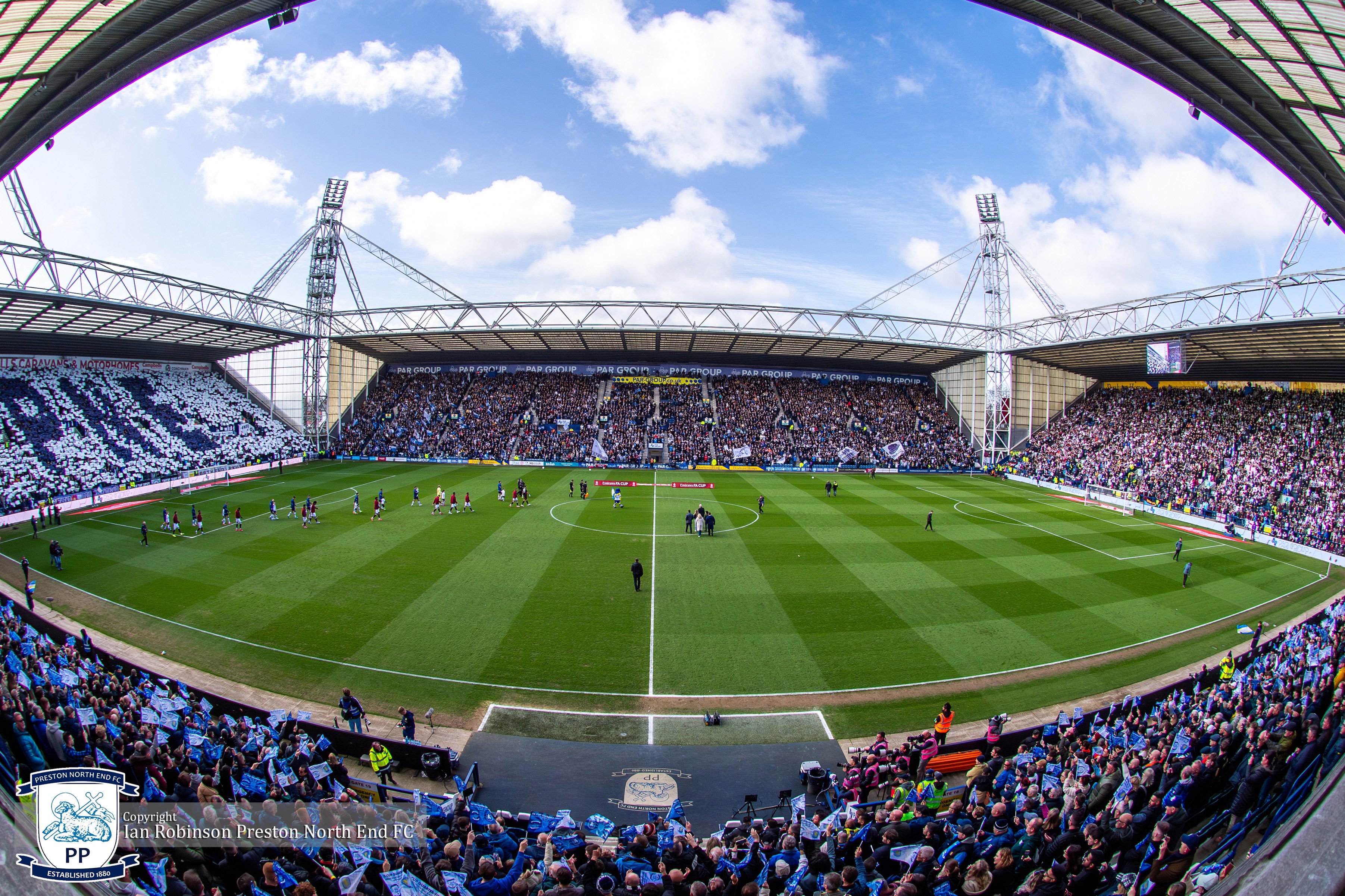 PNE Flags archive photograph 11 at Deepdale.