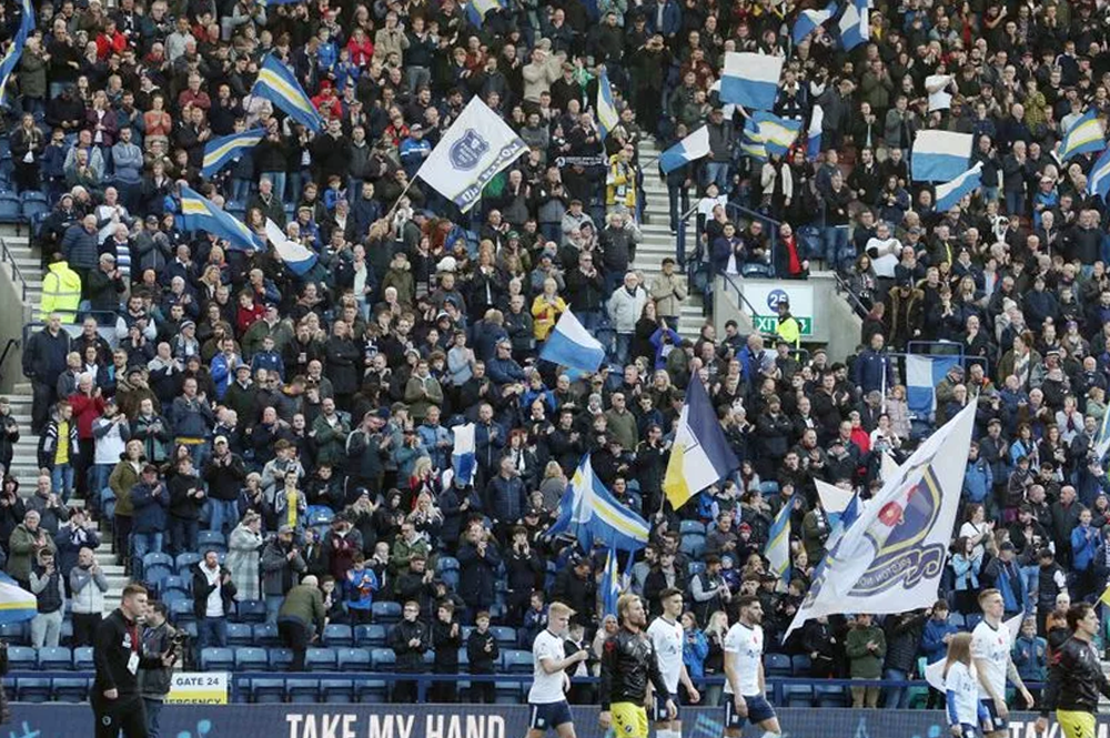 PNE Flags archive photograph 21 at Deepdale.