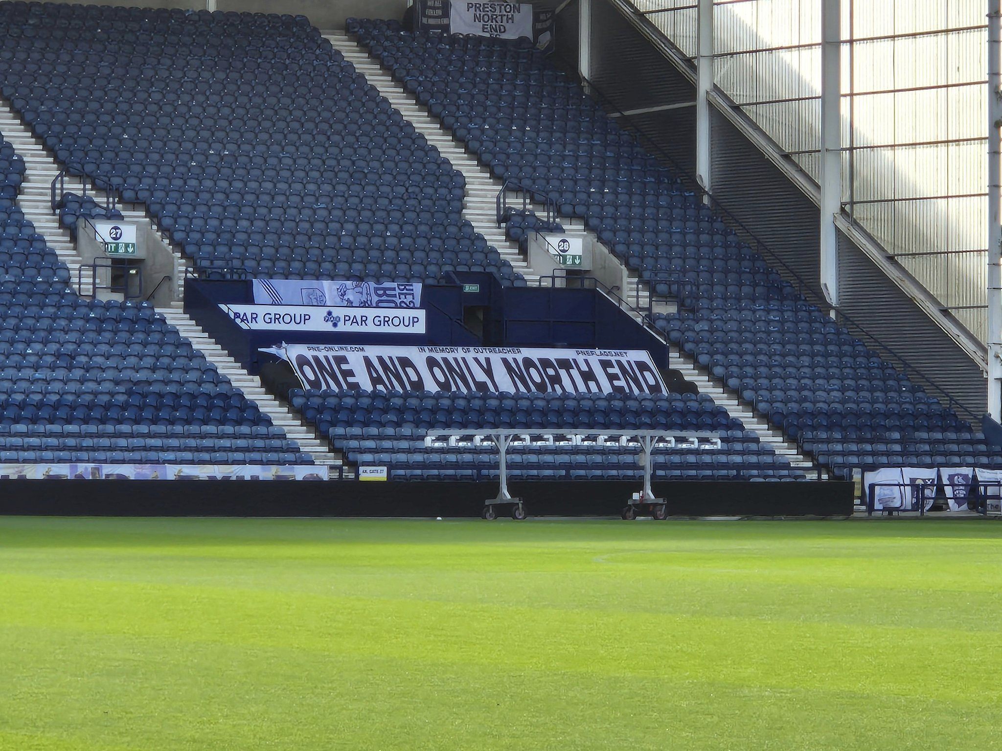 PNE Flags archive photograph 22 at Deepdale.