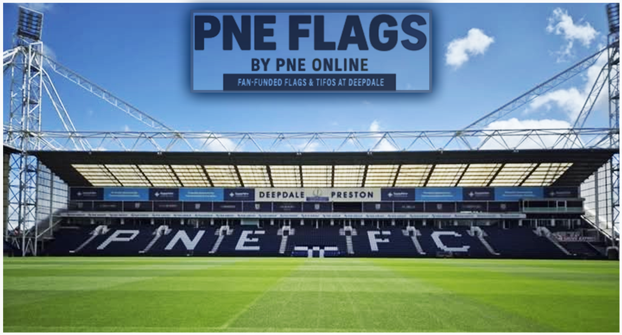 PNE Flags archive photograph 25 at Deepdale.