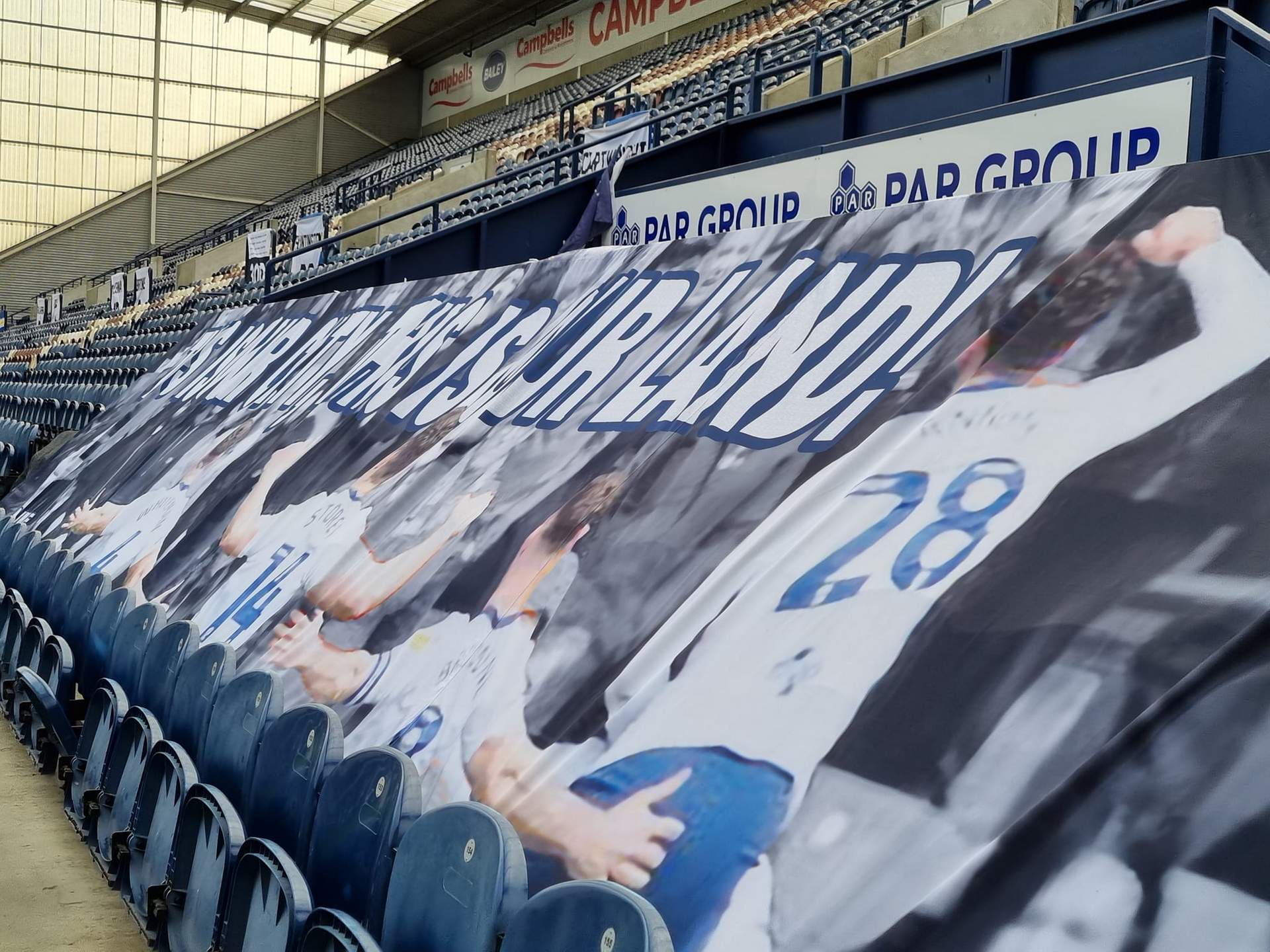 PNE Flags archive photograph 27 at Deepdale.