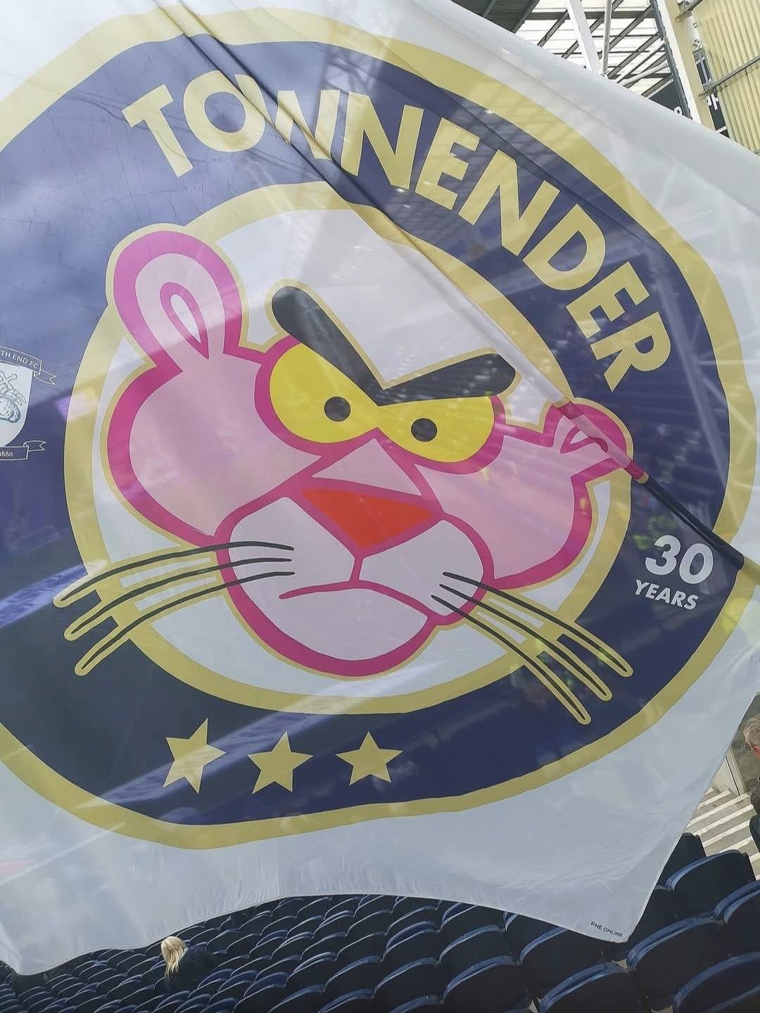 PNE Flags archive photograph 4 at Deepdale.